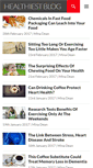 Mobile Screenshot of healthiestblog.com