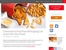 Tablet Screenshot of healthiestblog.com